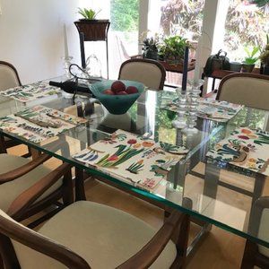 12 Swedish Contemporary Floral Design Placemats